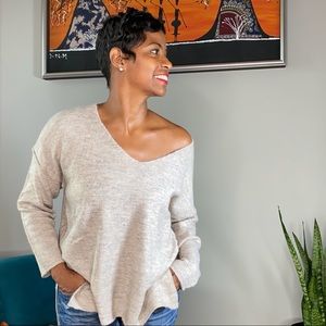 V-neck sweater